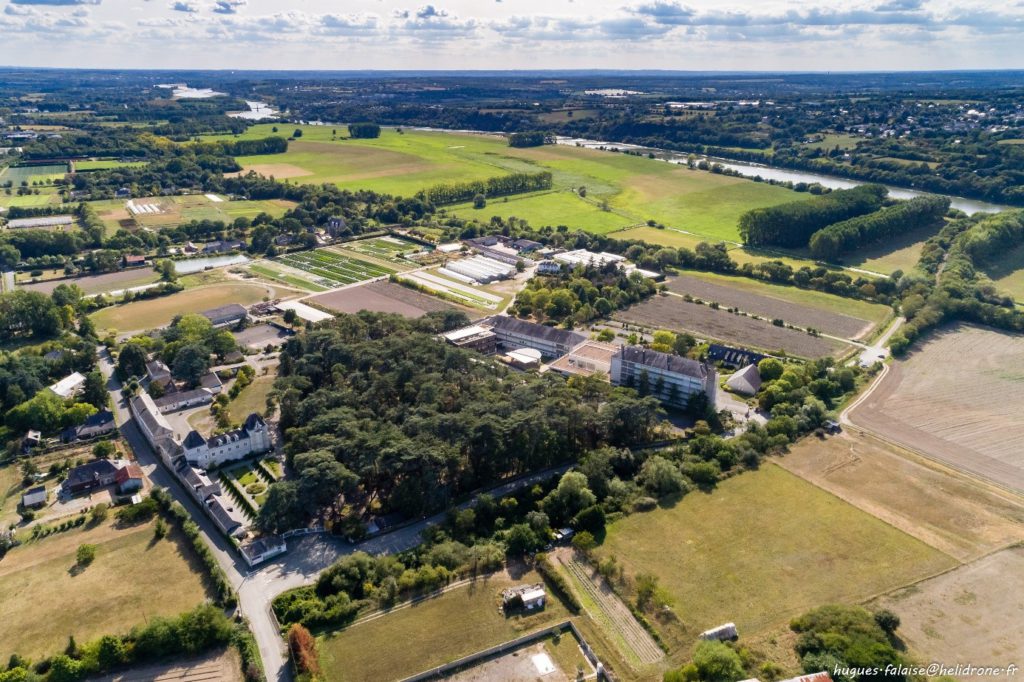 Aerial view of the Lycée Le Fresne